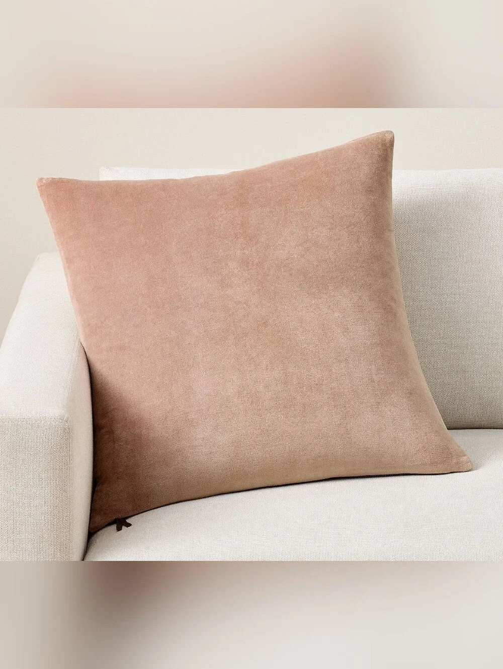 Pottery Barn Velvet - Dark Rosewood Pillow Cover (NO INSERT)